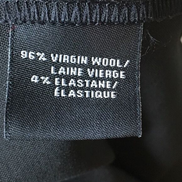Lafayette Sz 6 Black Wool Trouser Pants - Picture 5 of 5